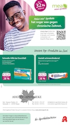 Apotheken Prospekt von mea - meine apotheke in Schöneck Aktueller mea - meine apotheke Apotheken Prospekt für Schöneck: Unsere Juni-Angebote mit 4} Seiten, 01.06.2026 - 30.06.2026