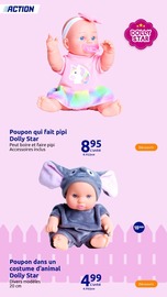 Promos Poupée Bébé dans le catalogue "Les plus beaux CADEAUX au prix le plus bas" de Action à la page 5