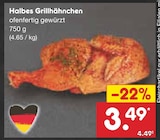 Halbes Grillhähnchen  im aktuellen Netto Marken-Discount Prospekt für 3,49 €