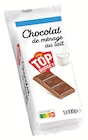 Tablettes de chocolat de ménage au lait - TOP BUDGET en promo chez Intermarché Super Grenoble à 3,52 €