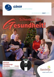 Sanitätshaus Gäher GmbH & Co. KG Prospekt für Münster: "Schenken Sie Gesundheit!", 6 Seiten, 13.11.2024 - 31.01.2025