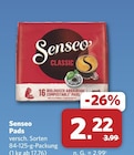 Pads im Angebot bei combi in Wilhelmshaven Pads Angebote von Senseo bei combi Wilhelmshaven für 2,22 €