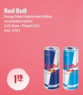 Energy Drink Original oder Edition im Angebot bei Getränke Hoffmann in Iserlohn Energy Drink Original oder Edition Angebote von Red Bull bei Getränke Hoffmann Iserlohn für 1,19 €