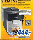 Kaffeevollautomat im Angebot bei expert in Saarbrücken Kaffeevollautomat Angebote von SIEMENS bei expert Saarbrücken für 444,00 €