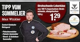 Strohschwein-Leberkäse im V-Markt Prospekt Strohschwein-Leberkäse von Metzgerei V-Markt im aktuellen V-Markt Prospekt für 1,29 €