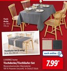 Tischdecke/Tischläufer-Set von LIVARNO home im aktuellen Lidl Prospekt für 7,99 €