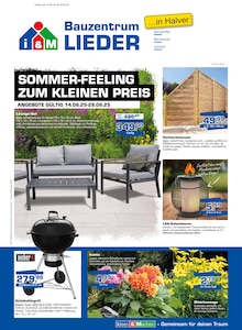 Bauzentrum Lieder Prospekt SOMMER-FEELING ZUM KLEINEN PREIS mit  Seiten in Halver und Umgebung