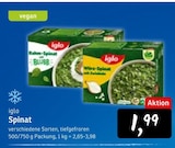 Konsum Radebeul - Spinat Angebot im Prospekt Spinat bei Konsum im Radebeul Prospekt für 1,99 €