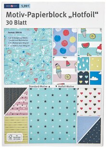 Motiv-Papierblock „Hotfoil“ bei Rossmann in Hagen Motiv-Papierblock „Hotfoil“ im Angebot bei Rossmann Hagen für 5,99 €