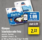 Schafskäse Angebote von Olympus bei EDEKA Gelsenkirchen für 1,99 €