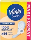 Protège-slips Confort Normal Sans Parfum x56 - VANIA - Intermarché Super Protège-slips Confort Normal Sans Parfum x56 - VANIA à 0,45 € dans le catalogue Intermarché Super