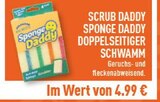 Sponge Daddy Doppelseitiger Schwamm im Angebot bei Marktkauf in Moers Sponge Daddy Doppelseitiger Schwamm Angebote von Scrub Daddy bei Marktkauf Moers für 4,99 €