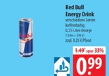 Aktuelle Red Bull Angebote bei famila Nordost in Gifhorn Aktuelles Energy Drink Angebot bei famila Nordost in Gifhorn ab 0,99 €
