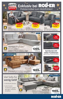 Fernsehsessel im aktuellen ROLLER Prospekt (Bochum) Fernsehsessel im ROLLER Prospekt "Weihnachtsrabatte zum Fest!" mit 16 Seiten (Bochum)