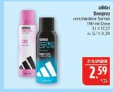 Deospray Angebote von adidas bei Marktkauf Schweinfurt für 2,59 €
