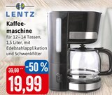 Kaffeemaschine Angebote von Lentz bei Kaufhaus Stolz Stralsund für 19,99 €