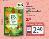 Frucht Mix gefriergetrocknet Angebote von enerBIO bei Rossmann Bünde für 2,40 €