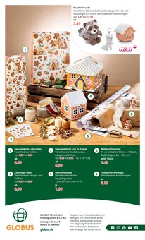 Lebkuchen im aktuellen GLOBUS Prospekt (Mannheim) Lebkuchen im GLOBUS Prospekt "Aktuelle Angebote" mit 16 Seiten (Mannheim)