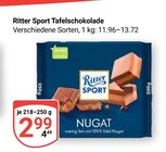 Tafelschokolade im Angebot bei GLOBUS in Neustadt Tafelschokolade Angebote von Ritter Sport bei GLOBUS Neustadt für 2,99 €