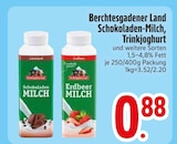 Schokoladen-Milch im EDEKA Prospekt Schokoladen-Milch von Berchtesgadener Land im aktuellen EDEKA Prospekt für 0,88 €