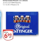 Aktuelles OeTea Eistee Pfirsich oder Zitrone Angebot bei GLOBUS in Duisburg ab 6,99 €