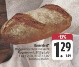 Aktuelles Bauernbrot Angebot bei E center in Jena ab 1,29 €