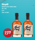 Butterscotch Toffee Likör Angebote von Heydt bei Getränke Hoffmann Gronau für 13,99 €