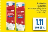 Frische Vollmilch bei diska im Amberg Prospekt für 1,11 €