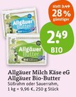 Allgäuer Bio-Butter Angebote von Allgäuer Milch Käse eG bei tegut Aschaffenburg für 2,49 €