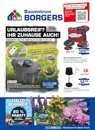 Bauzentrum Borgers Prospekt für Bocholt: "URLAUBSREIF? IHR ZUHAUSE AUCH!", 8 Seiten, 04.07.2025 - 12.07.2025