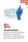 Rural Master Saint-Jean-le-Blanc - Promo 100 gants nitriles Promo 100 gants nitriles à 5,95 € dans le catalogue Rural Master à Saint-Jean-le-Blanc