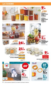 Promotion Confiturier dans le prospectus Super U, valable du 07/10/2025 au 19/10/2025 Promo Confiturier dans le catalogue Super U du moment à la page 14