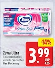 Ultra Toilettenpapier von Zewa für 3,99 € bei EDEKA im Angebot Ultra Toilettenpapier von Zewa im aktuellen EDEKA Prospekt