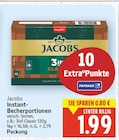 Instant-Becherportionen von Jacobs für 1,99 € bei E center im Angebot Instant-Becherportionen von Jacobs im aktuellen E center Prospekt