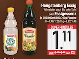 Altmeister Essig von Hengstenberg im aktuellen EDEKA Prospekt für 1,11 €