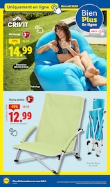 Chaise Angebote im Prospekt "PRIX EN BAISSE" von Lidl Chaise Angebote im Prospekt "PRIX EN BAISSE" von Lidl auf Seite 48