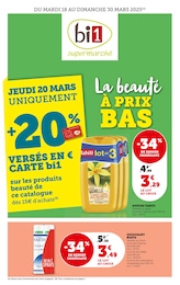 Prospectus Bi1, "La beauté À PRIX BAS",  pages, 18/03/2025 - 30/03/2025