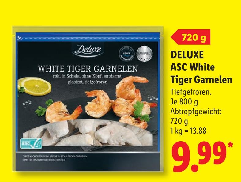 ASC White Tiger Garnelen