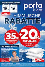 Aktueller porta Möbel Möbel & Einrichtung Prospekt in Hövelhof und Umgebung, "HIMMLISCHE RABATTE" mit 1 Seite, 15.05.2026 - 16.05.2026