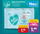 Baby Feuchttücher im Netto Marken-Discount Prospekt Baby Feuchttücher von Hello World im aktuellen Netto Marken-Discount Prospekt für 1,49 €
