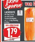 LACHSSEITE im Angebot bei Marktkauf in Warendorf LACHSSEITE Angebote von Glück bei Marktkauf Warendorf für 1,79 €