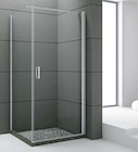Hellweg Giersleben - Glasdusche 'Silver Square' Angebot im Prospekt Glasdusche 'Silver Square' bei Hellweg im Giersleben Prospekt für 9,99 €