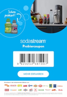 Aktueller sodastream Prospekt "1€ Rabatt" mit 3 Seiten