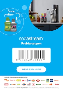 Aktueller sodastream Prospekt sodastream Prospekt "1€ Rabatt" mit 3 Seiten
