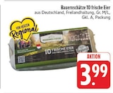 Aktuelle Eier Angebote bei EDEKA in Fürth Aktuelles Bauernschätze Angebot bei EDEKA in Fürth ab 3,99 €