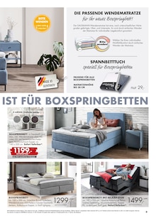 Möbel im Uni Polster Prospekt "DIE NEUE BOXSPRINGBETTEN-KOLLEKTION BEI UNI-POLSTER" mit 4 Seiten (Duisburg)