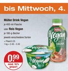 Drink Vegan oder Reis Vegan von Müller für 0,99 € bei V-Markt im Angebot Drink Vegan oder Reis Vegan von Müller im aktuellen V-Markt Prospekt