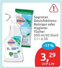 Desinfektions-Reiniger oder Hygiene-Tücher von Sagrotan für 3,29 € bei budni im Angebot Desinfektions-Reiniger oder Hygiene-Tücher von Sagrotan im aktuellen budni Prospekt
