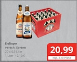 Erdinger im Angebot bei Getränkefachmarkt Rausch in Gießen Erdinger Angebote bei Getränkefachmarkt Rausch Gießen für 20,99 €