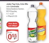 Aktuelles Jeden Tag Cola Angebot bei GLOBUS in Hürth ab 0,55 €